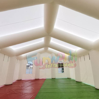 Carpa Inflable Portátil, Impermeable, de PVC y Tela Oxford, Color Personalizado, Grado Comercial, Resistente, con Logotipo Personalizado