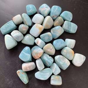 Ghiaia burattata <span class=keywords><strong>amazzonite</strong></span> <span class=keywords><strong>verde</strong></span> sfusa di alta qualità all'ingrosso di 2-4cm per la decorazione - Product Image 5