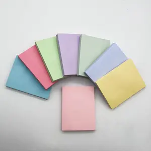 China Factory 8 Colors 3 X 4 Inch Kawaii Customized Cute Memo Pad Custom Print Notepad Creative Removable Pastel Sticky Notes