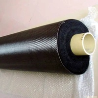 Fibre de carbone 3k 240g sergé 6k 400g sergé uni 2x2 rouleau de tissu en fibre de carbone tissu en fibre de carbone