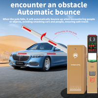 Système de barrière de contrôle d'accès automatique pour véhicules avec reconnaissance de plaque d'immatriculation pour la gestion de la sécurité des parkings