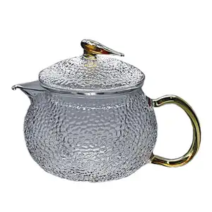 Японский высокоборосиликатный термостойкий стеклянный чайник для чая с желчью, кипящий чайник, чайник для цветов, чайный набор для кунг-фу