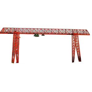 Pont roulant monopoutre à structure treillis avec palan électrique, capacité 70 tonnes, portée 26 m, monté sur rail pour port conteneurs - Product Image 1