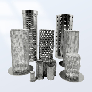 מסנן חרוטי לריתוך נקודתי מפלדת אל-חלד 304 316 316L, כיסוי רשת תיל, מסנן ניצוצות - Product Image 6