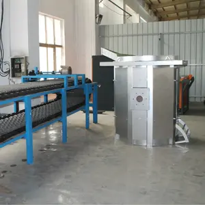 Judian 320kw máquina de fabricación de lingotes de aluminio de ahorro de energía 1000kg crisol de fundición de aluminio de inducción eléctrica con precio de rueda