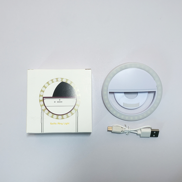 Clip on 36 Highlight LED Make up Smartphone Selfie Ring Light for Cell Phone