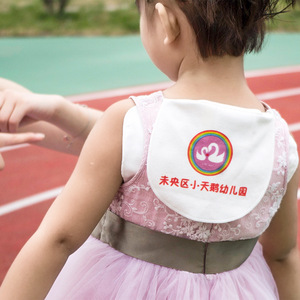 Toalla absorbente de sudor para bebé, almohadilla para la espalda de 100cm x 140cm para niños de guardería con logotipo bordado, uso en primavera - Product Image 1