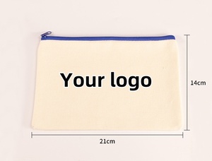Estuche de Lona con Cremallera para Lápices, Pintado a Mano, Personalizable con Logotipo, para Estudiantes, Venta al Por Mayor - Product Image 2
