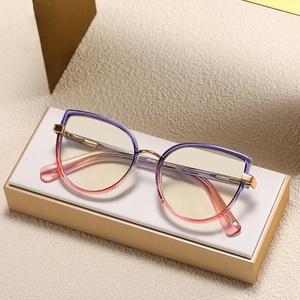 Kính cận thị thời trang của phụ nữ kính chống ánh sáng xanh bảo vệ mắt TR90 Khung kính - Product Image 2