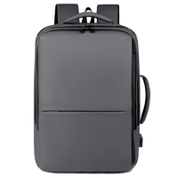 Sac de voyage court uni tendance, grande capacité, sacoche pour ordinateur, rangement facile, personnalisable, sac à dos