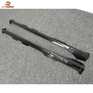 Jupes latérales de style PT en fibre de carbone effet mouillé pour Mercedes Benz AMG GT GTC GTS 2014-2018, kits carrosserie carbone, pièces automobiles - Product Image 3