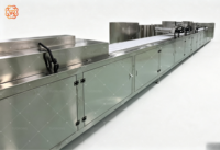 Ligne de dépose automatique de chocolat TR pour cornets croustillants et chocolats fourrés |   Tunnel de refroidissement intégré et démoulage automatique