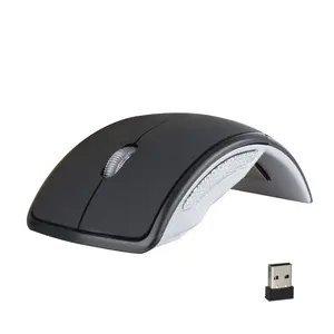 Mouse Lipat Nirkabel 2.4G, Mouse Nirkabel Lipat ARC Tanpa Kabel