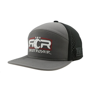 Gorra Trucker Personalizada de 6 Paneles, de Goma PVC, con Logotipo Impermeable, Corte Láser, Perforada, con Visera Curva y Cierre a Presión - Product Image 2