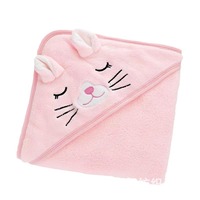 Peignoir de bain pour bébé, sac pour mère et bébé, polaire corail, cape à capuche douce, peignoir pour enfants, unisexe