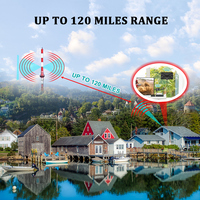 BAIAO Taşınabilir 4K Dijital Düz TV Anteni DVB-T2 HDTV Amplifikatör Sinyal Güçlendirici İç Mekan Anteni 470-862MHz Yere Monte Kolay