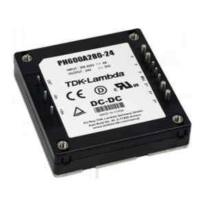 Convertidor CC-CC Industrial Aislado de Cuarto de Ladrillo Serie GQA120 de 120W, Entrada de 9 a 36V GQA2W024A050V-N07-R GQA2W024A050V-NP7-R - Product Image 3