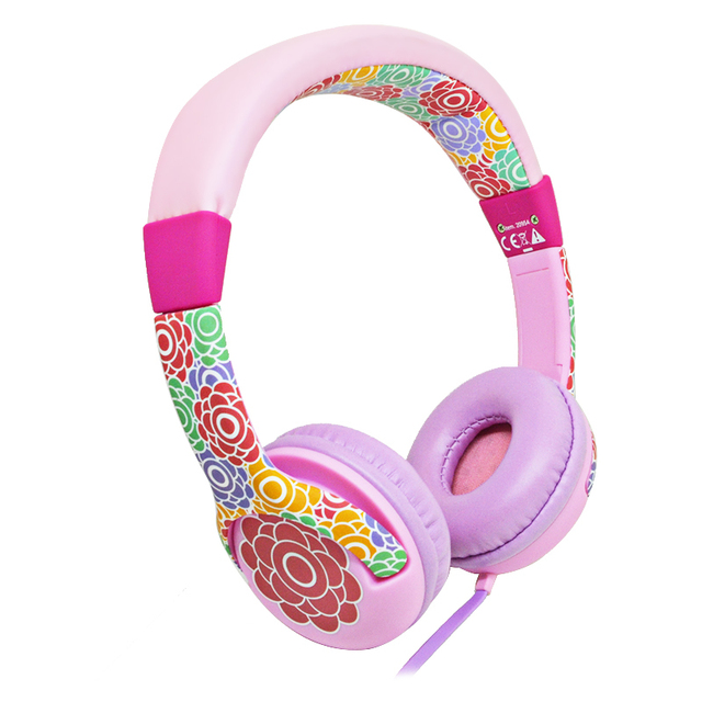Foldable Kids Ear Wired Headset ENC IPX7 Waterproof Hybrid Driver 85dB Hearing Protection 3.5mm Audio Port for Daily Learning