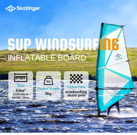 Planche de Windsurf Gonflable Skatinger avec Voile pour Débutants - Stand Up Paddle Board
