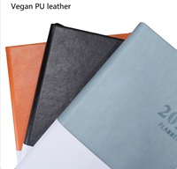 A5 Cahier de notes A6 en cuir avec boîte et stylo imprimé de logo en relief personnalisé de porte à porte
