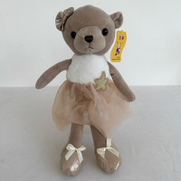 Ours et lapin en peluche personnalisés en polyester super doux, animaux en peluche pour bébés garçons, mascotte avec des designs personnalisés