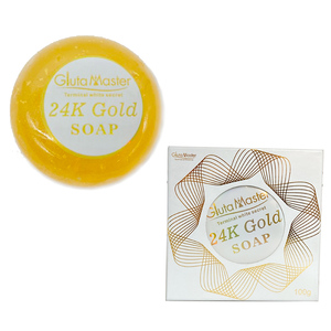 Savon de beauté pour le visage ou <span class=keywords><strong>la</strong></span> douche Gluta Master Terminal White Secret, blanchissant <span class=keywords><strong>la</strong></span> peau, idéal pour une peau éclatante, savon à l'or 24 carats - Product Image 1