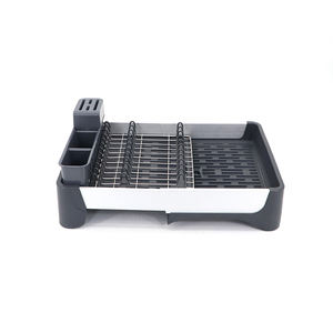 Organizador <span class=keywords><strong>de</strong></span> Cocina, <span class=keywords><strong>Escurridor</strong></span> <span class=keywords><strong>de</strong></span> <span class=keywords><strong>Platos</strong></span> <span class=keywords><strong>de</strong></span> <span class=keywords><strong>Aluminio</strong></span> Metálico con Soporte para Utensilios y Bandeja <span class=keywords><strong>Colgante</strong></span> - Product Image 4