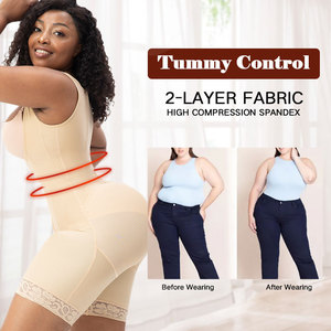Post Surgical Op Lipo Zipper Crotch High Compression <strong>Tummy</strong> <strong>Tucker</strong> Stage 1 Butt Lifter Fajas Colombianas <strong>Shapewear</strong> for Women - Product Image 5