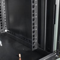 Armoire réseau murale 19 pouces 4U 21U en acier SPCC, profondeur 550 mm, porte en verre trempé, pour serveur CCTV