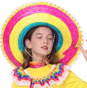 Ecowalson - Vestido Mexicano de Alta Calidad para Niñas Pequeñas, Disfraz de Fiesta de Cumpleaños, Halloween, Falda de Baile Flamenco Mexicano para Niñas - Product Image 6