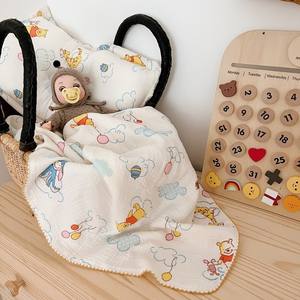 Couverture de sieste de Style coréen avec petit ours brodé couverture de lait pour bébés enfants pour l'école - Product Image 4