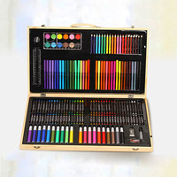 Meilleure vente 150 pièces crayon de couleur professionnel Soluble dans l'eau Art crayon ensemble crayons de couleur dessin Art ensemble avec étui