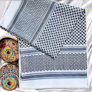 ผ้าคลุมศีรษะแบบอาหรับสำเร็จรูป ผ้าโพลีเอสเตอร์เนื้อนุ่ม สไตล์ซาอุดิอาระเบีย ฮิญาบผู้ชาย ระบายอากาศได้ดี ขายส่ง สีพื้น พิมพ์ลายดิจิตอล ลันนา 4 - Product Image 3