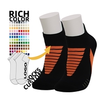 Chaussettes avec logo personnalisé de haute qualité pour hommes Style décontracté tricoté en polyester avec logo inférieur pour le basket-ball de printemps