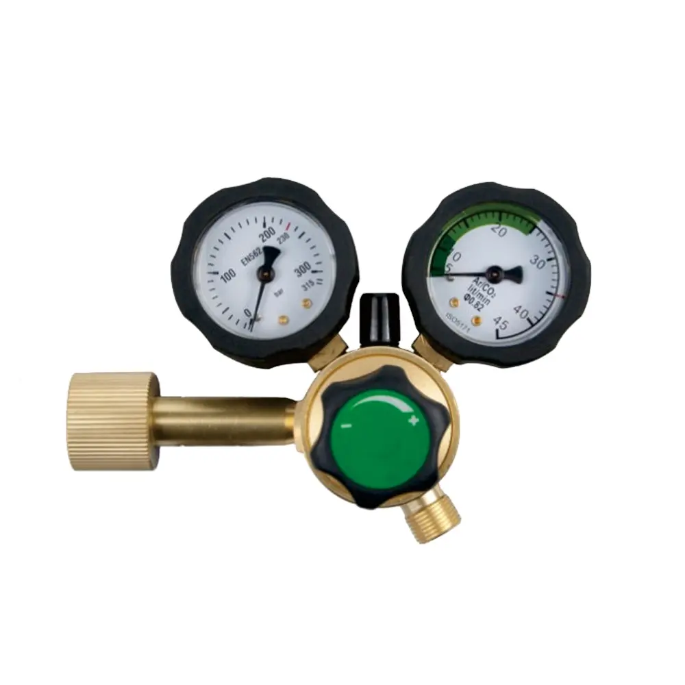 Unicontrol Single Stage Gas Silinder Regulator Oksigen GCE Tipe Soild Kuningan