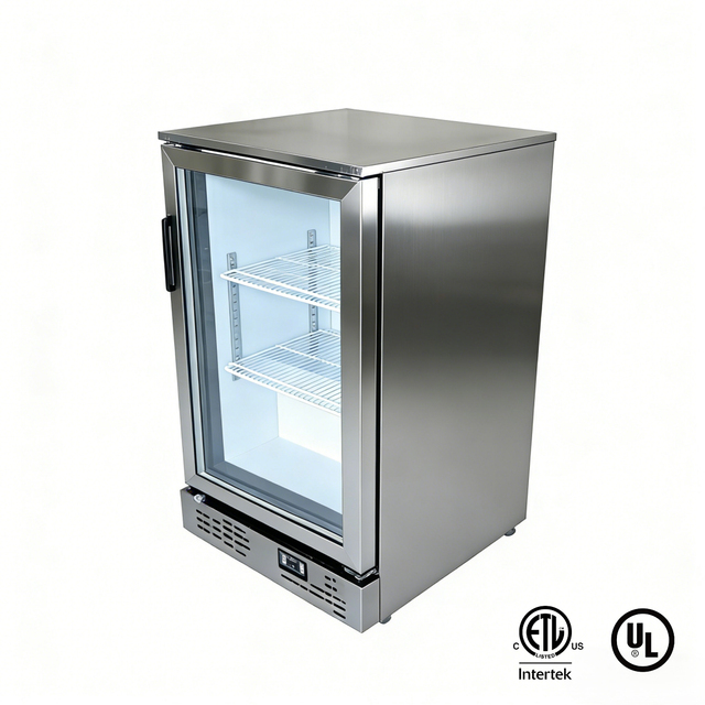 America 1/2/3 Door Air Cooling Glass Door Automatic Defrost Single-Temperature 2-8 Counter Back Bar Cooler Refrigerator