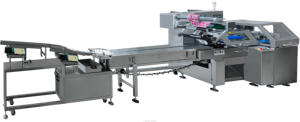Machine d'emballage automatique multifonction RHZB430, enveloppeuse horizontale pour produits alimentaires, cosmétiques et matériel. - Product Image 3