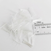 Fibra Monofilamento de Polipropileno 100% Directo de Fábrica, 6mm 12mm 19mm, Fibra PP para Refuerzo de Concreto, Materiales de Construcción