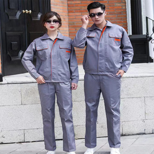 Ensemble de Vêtements de Travail Uniformes pour Soudure Construction Bâtiment, <span class=keywords><strong>Tenue</strong></span> <span class=keywords><strong>Ouvrier</strong></span> Durable Haute Qualité pour Hommes et Femmes - Product Image 2