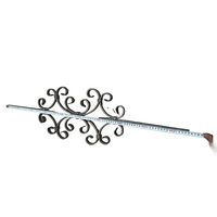 Piezas Decorativas de Hierro Forjado en Acero Resistente a la Corrosión, Accesorios Ornamentales Fundidos, Colores Personalizados, Resistentes al Agua para Portones
