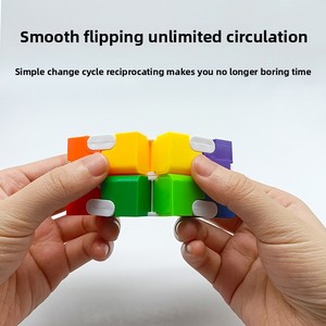 Trẻ Em Của Mini Ma Thuật Cube Giáo Dục Và Căng Thẳng Giảm Câu Đố Cho Trẻ Em Linh Hoạt Ngón Tay Vô Hạn Câu Đố - Product Image 2