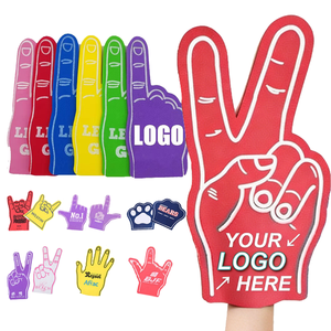 IDEA DE REGALO Promocional: Guantes de Espuma Personalizados con Logotipo para Aficionados, Guantes de Espuma Gruesos y Grandes para Animar, Guantes de Espuma para Aficionados al Deporte - Product Image 1