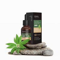 100% Elixirs naturels du cuir chevelu à base de plantes de marque privée: Huile de croissance des cheveux au romarin, anti-chute, vente en gros quotidienne