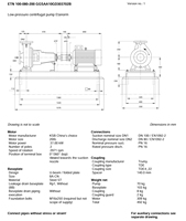Pompe centrifuge KSB Etanorm Standard ETN, modèle Etanorm100-80-200G, pour eau, de la gamme de pompes KSB