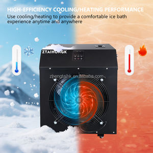 1HP <b>Water</b>-Cooled <b>Ice</b> <b>Bath</b> <b>Chiller</b> Machine Automatic Remote Control Compressor with Filter Pump Recovery R410A Ozone Disinfection - Product Image 3