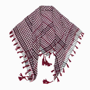 Vente en gros Arabie Saoudite Hijab à carreaux pour hommes avec pompon Yashmagh Dubaï EAU Turban pour hommes musulmans - Product Image 4