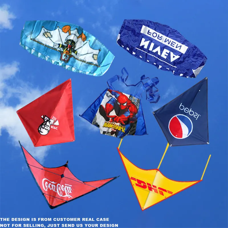 Flagnshow Drager kite bar pubblicità mini fai da te personalizzato bambini aquilone logo aquilone personalizzato per annuncio