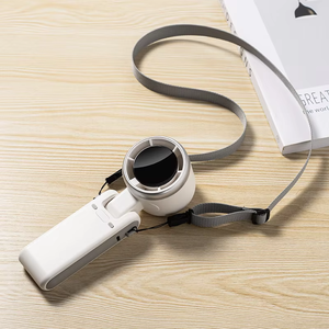 Ventilateur miniature sans balais amélioré 180 °   Ventilateur portable rechargeable pliable <span class=keywords><strong>à</strong></span> 5 vitesses, turbo, pour la maison, la voiture et l'extérieur - Product Image 2