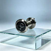 Visiophone anti-espion pour porte, en alliage de zinc, conception sans couvercle, pour porte d'entrée