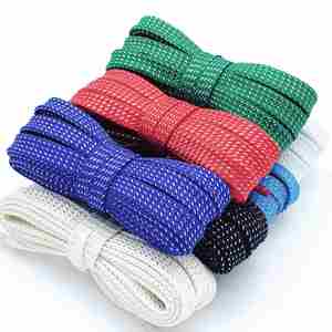Cordones Planos Deportivos Personalizados de 8mm de Ancho, Coloridos, Nuevo Estilo, Cordones de Poliéster para Tenis, Accesorios Deportivos Casuales para Zapatillas - Product Image 1